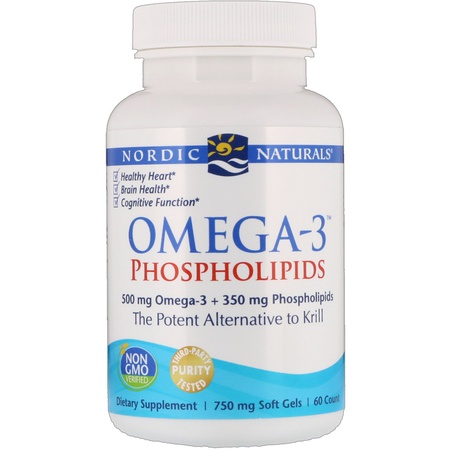 Nordic Naturals Omega-3 Phospholipids 750 mg 60 Soft Gels, 상세 설명 참조0, 상세 설명 참조0 