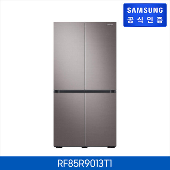 [신세계TV쇼핑]삼성 비스포크냉장고 4도어프리스탠딩 리얼메탈, 냉장고 RF85R9013T1 