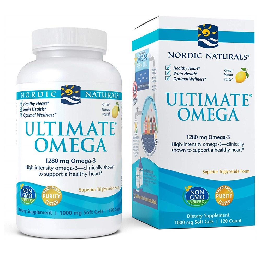 Nordic Naturals 노르딕내츄럴스 얼티메이트 오메가3 피쉬오일 120개입 Ultimate Omega Fish Oil Supplement 