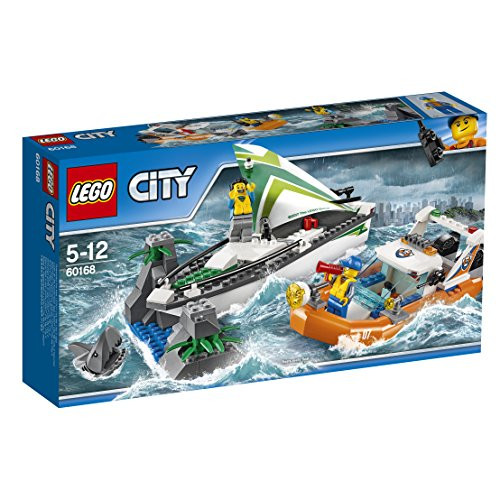 LEGO City 60168 Sailboat Rescue Building Toy With Boats That Really Float. Includes: Coast Guard Rescue Boat Sailboat Rock Island 2 Minifigure, 본문참고 