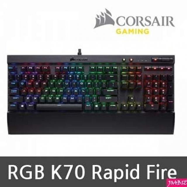윤성커뮤니케이션 CORSAIR K70 Rapid Fire 회축 한글 PC용품 유선키보드, 해당상품, 해당상품 