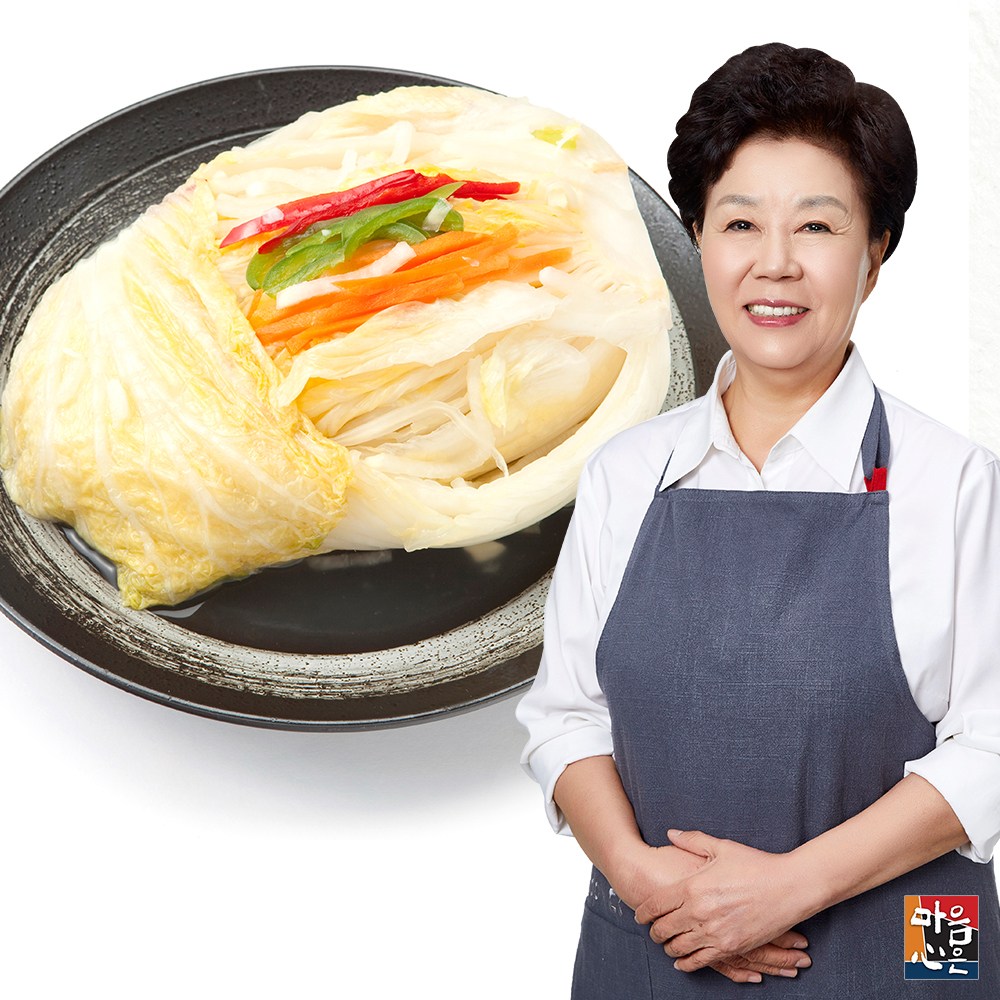 마음심은 배윤자 백김치 10kg 국내산 농산물로 만든 갓 담근 김치, 1box 