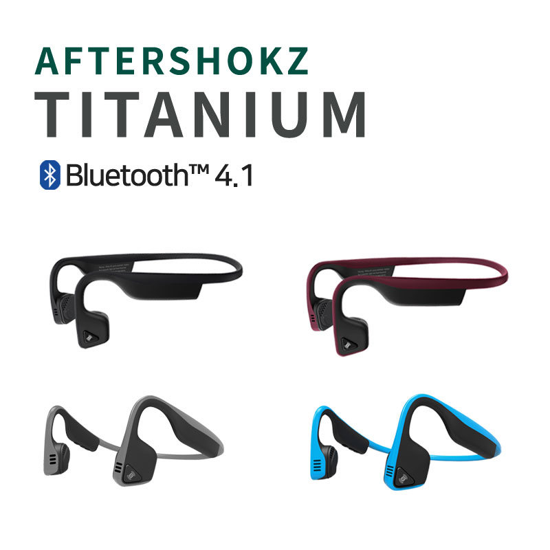AFTERSHOKZ 국내 정식 수입 애프터샥 트랙 티타늄 골전도 블루투스 이어폰 AS600, 블랙, Trekz Titanium AS600 