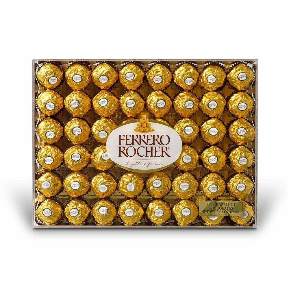 Ferrero Rocher Fine Hazelnut Chocolates CU페레로로쉐 페레로로쉐5구 편의점초콜릿 페레로로쉐3구 21.2oz(600g), 1개 