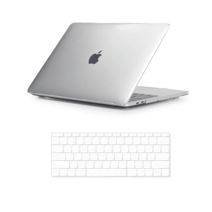 뉴비아 맥북용 키스킨 투명 + 크리스탈 하드케이스 투명 맥북프로13터치 A1706, 혼합 색상, 1세트 