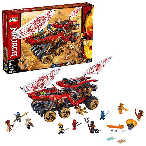 LEGO NINJAGO Land Bounty 70677 Toy Truck Building Set with Ninja Minifigures Popular Action Toy with Two Toy Vehicles and Toy Ninja Weapons for, Product Packaging = Standard Packaging 