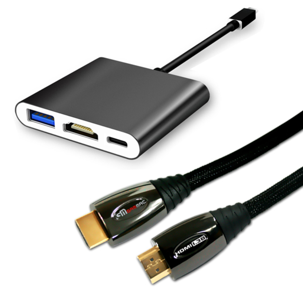 겜맥 닌텐도스위치 HDMI 컨버터 + 케이블 1.3B, 단일 상품, 1세트 