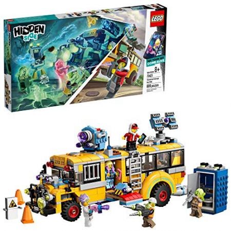 LEGO Hidden Side Paranormal Intercept Bus 3000 70423 Augmented Reality (AR) Building Kit with Toy Bu, 상세 설명 참조0 