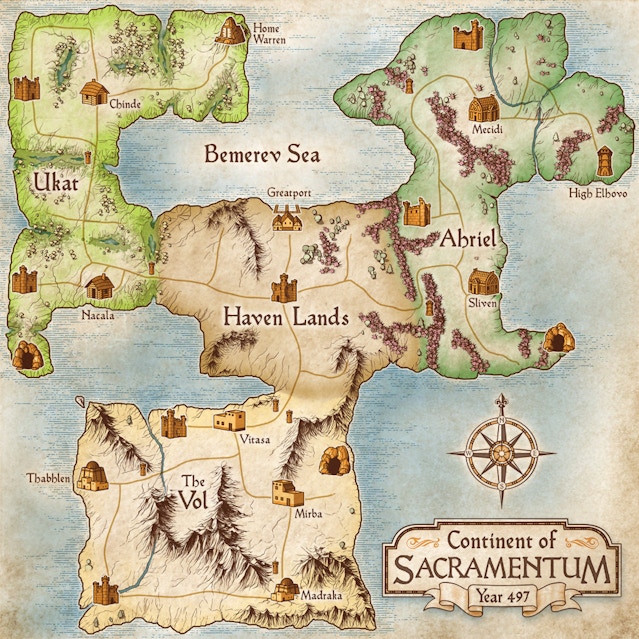 The continent of Sacramentum. It signed treaties with Haven. Then it stopped paying what it agreed to. Your mother has sent you to bring them to heel. What will you do?