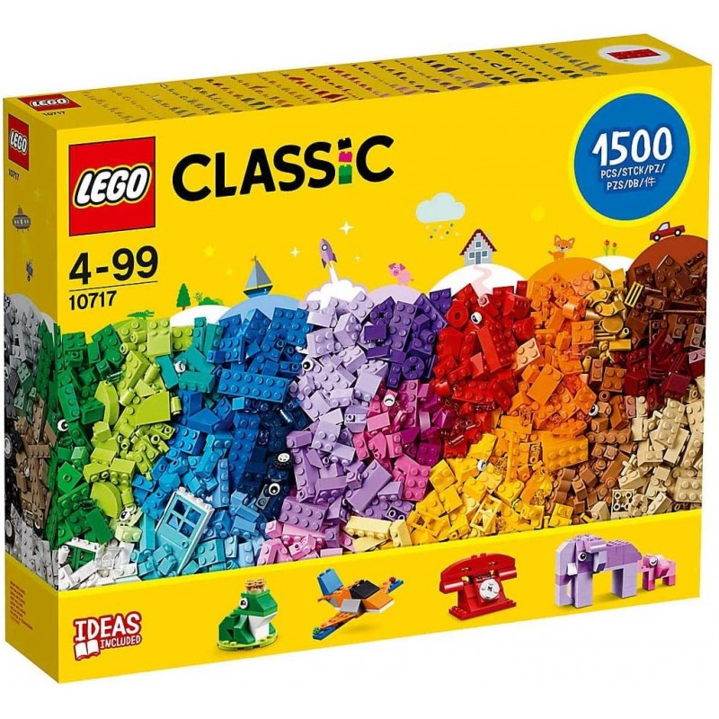 LEGO Classic 10717 브릭 브릭 브릭 브릭 1500 조각 세트-모든 연령대의 창의성을 장려합니다-모든 연령 