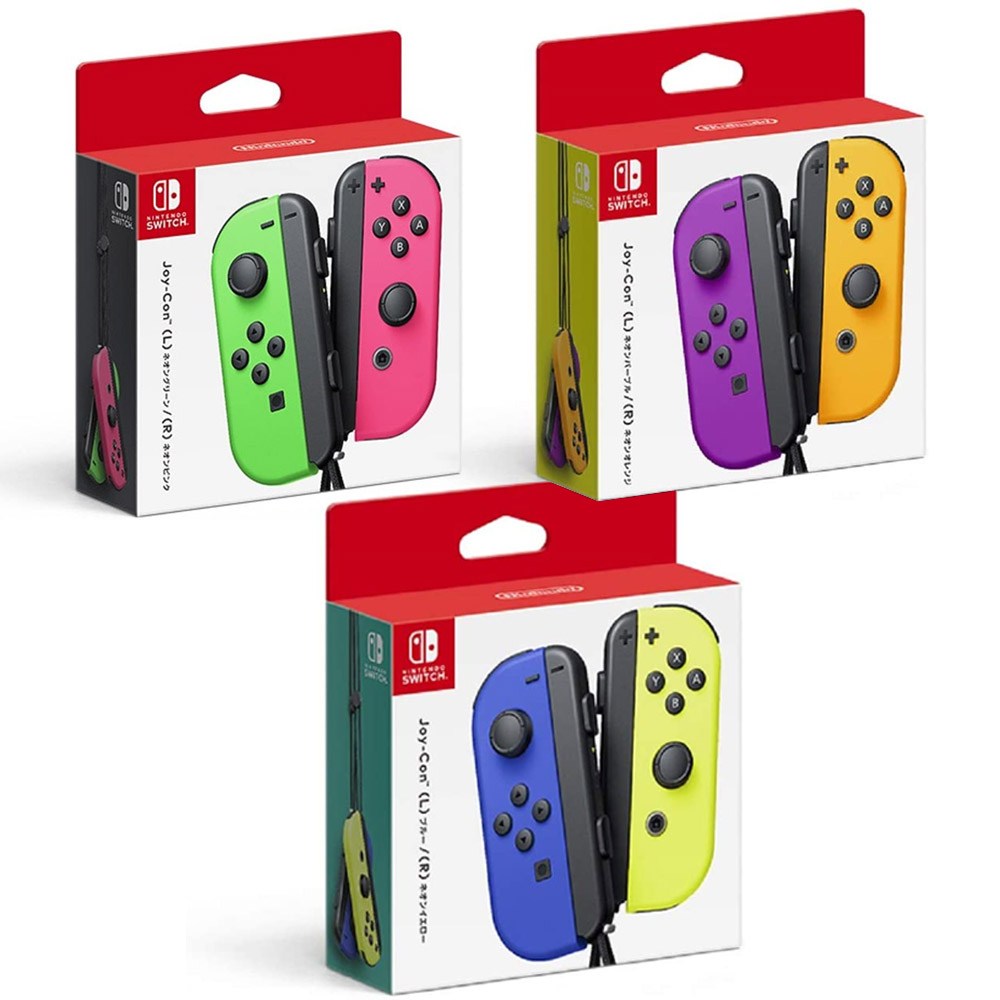 Nintendo 닌텐도스위치 Joy-Con 모음전 3종, 1개, 네온퍼플-네온오렌지(109101247000) 