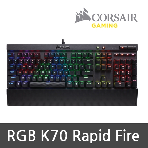 (CORSAIR) K70 RGB Rapid Fire 회축한글, 옵션없음, 옵션없음 
