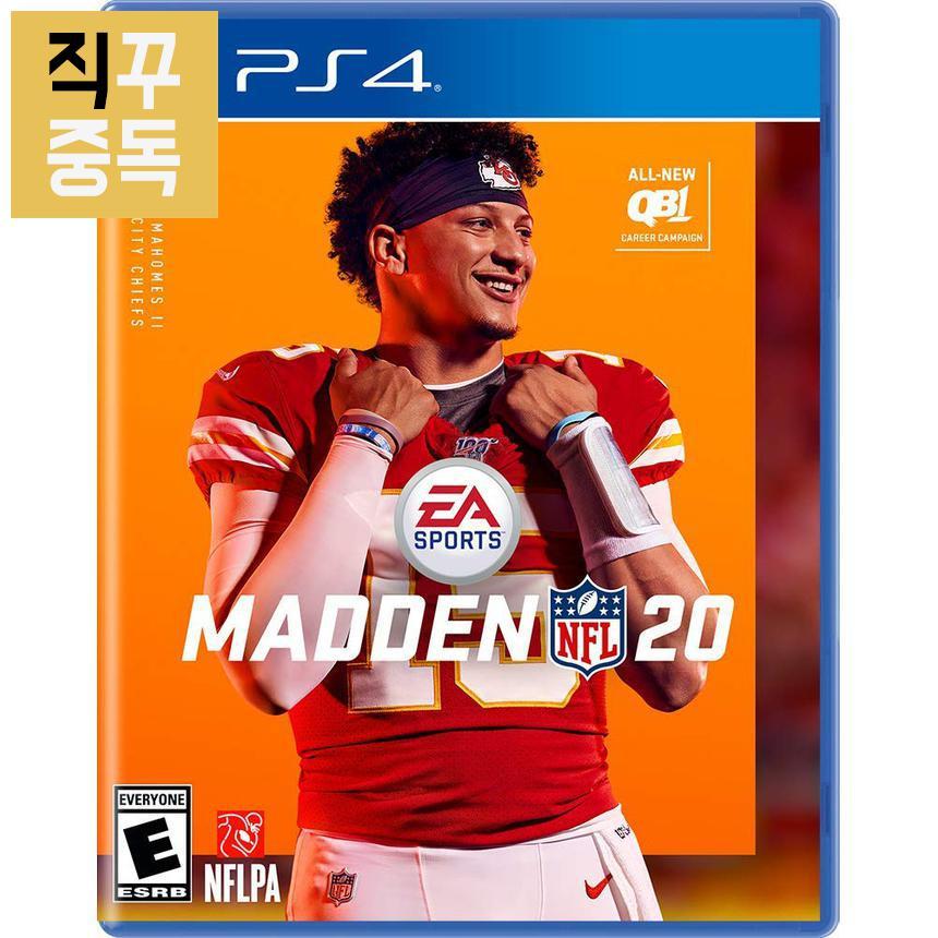 PS4 Madden NFL 20 매든 미식축구, 단품 