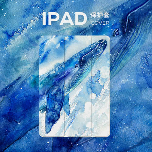 고래 ipadair32 보호 커버 mini54 9.7 인치 pro110.5 가죽 커버 10.2 초스림 보호 케이스 