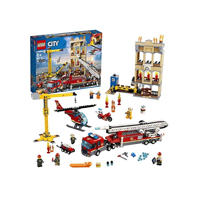 레고 (LEGO) 시티 소방대 60216 블록 장난감 소년 차 
