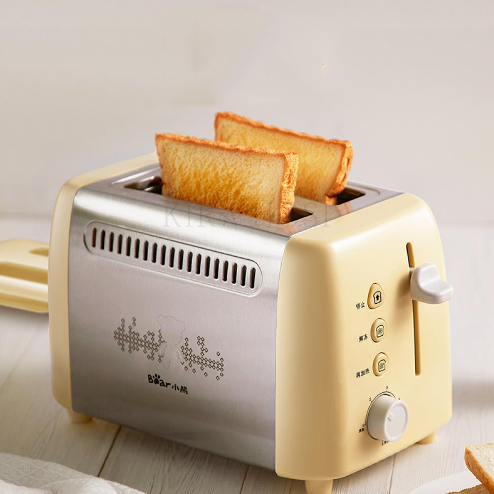 kirahosi 디자인 미니 주방 토스터기 토스트 미니오븐기 16호 + 덧신 증정 AHs4q6rn, 옐로우 