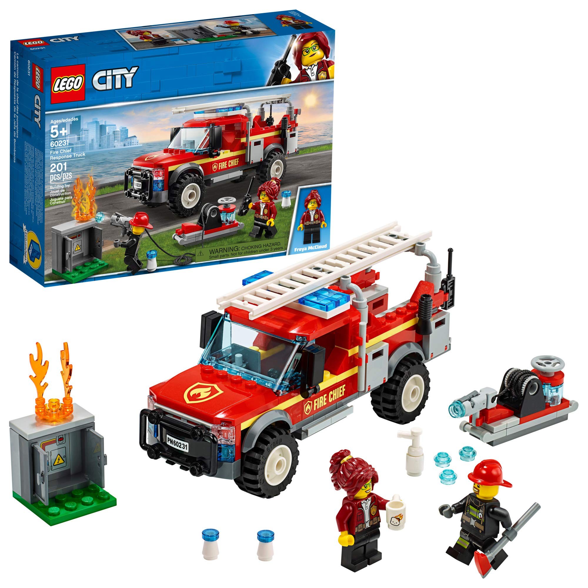 LEGO City Fire Chief Response Truck 60231 Building Kit New 2019 (201 Piece, 본품선택 