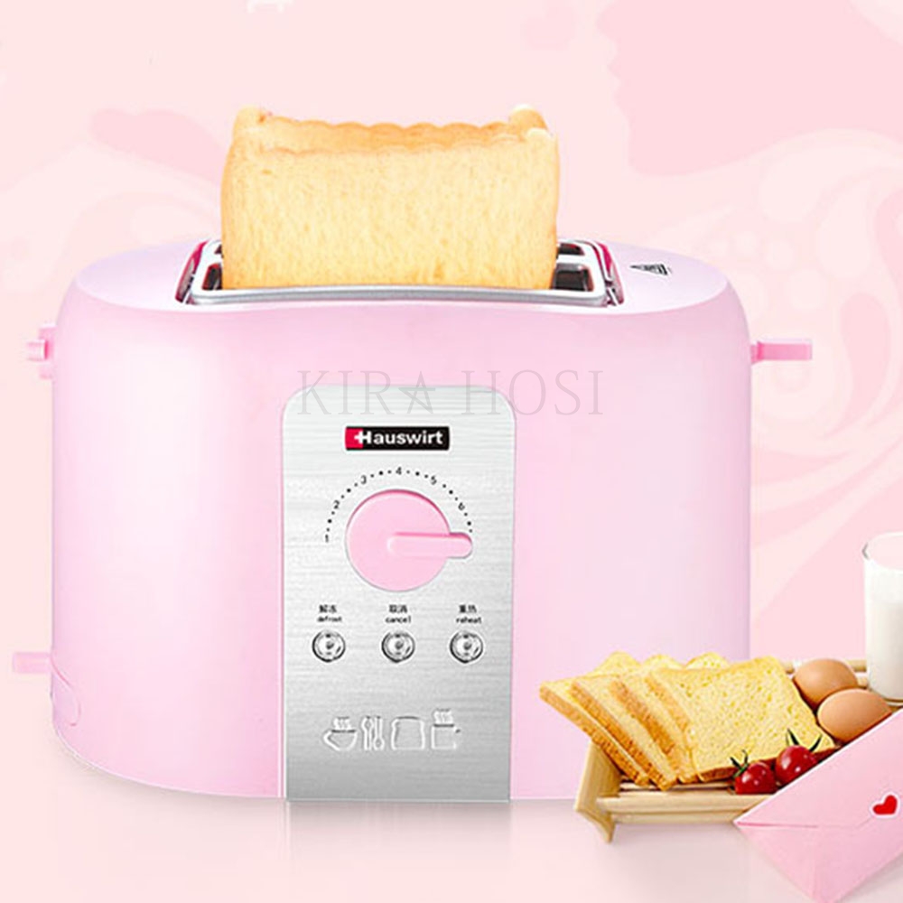 kirahosi 토스터기 미니오븐기 오븐토스터기 해외배송 33호 + 덧신 증정 ABgamkdc, 핑크 