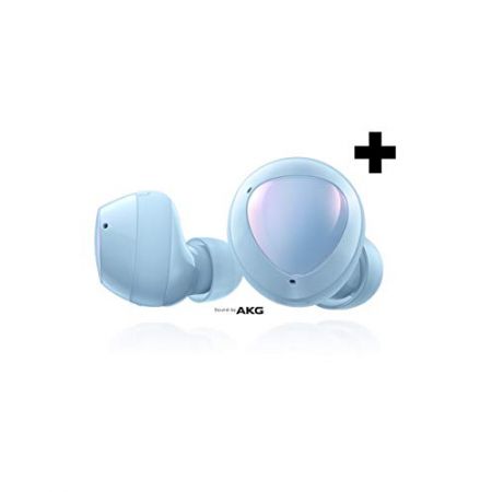 Samsung Galaxy Buds+ Plus True Wireless Earbuds wimproved battery and call quality (Wireless Chargi, Cloud Blue_One Size 