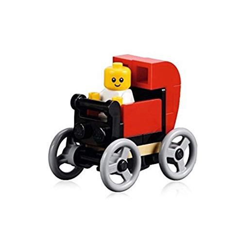 LEGO City MiniFigure Baby in Red Baby Carriage From Set 10255, 본문참고 