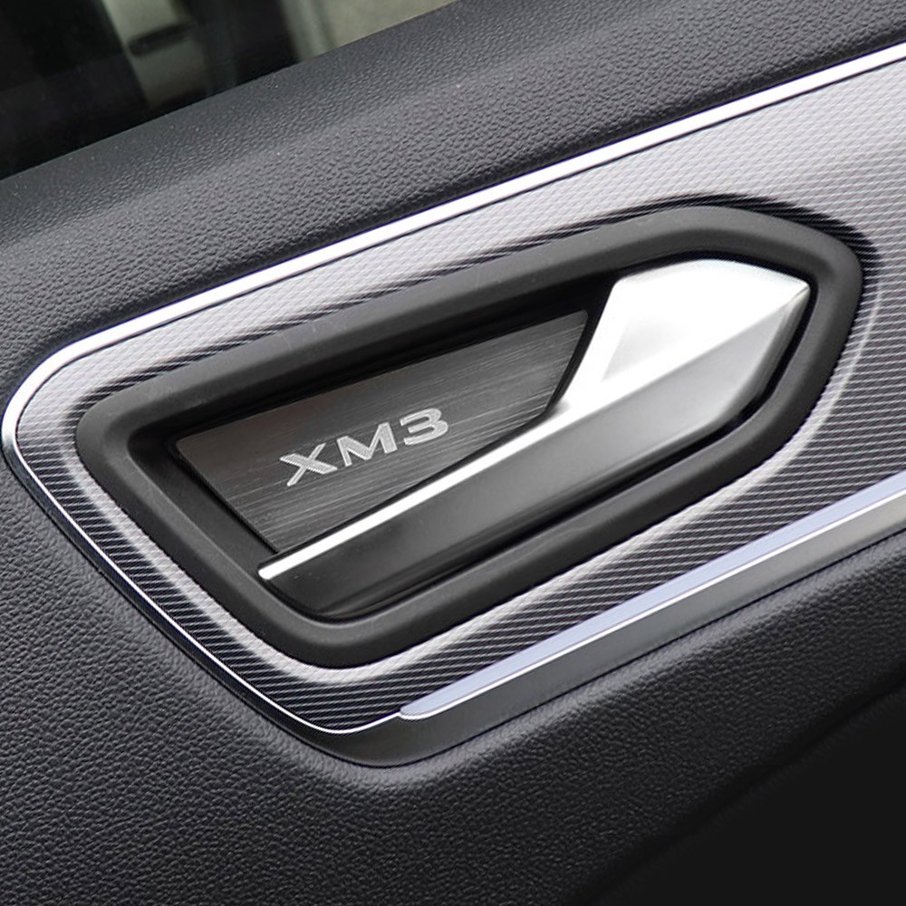 2020 신형 르노 XM3 전용 도어캐치 기스방지 손잡이 커버 실내 인테리어 튜닝 몰딩 용품, XM3 헤어라인 알루미늄 도어캐치 