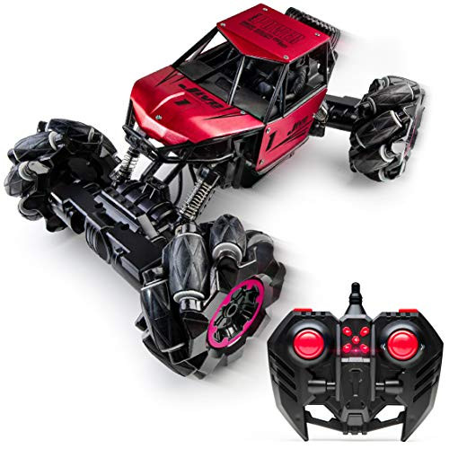 Power Your Fun Jive Dancing Car - Remote Control Monster Truck RC Crawler 4x4 Stunt Cars for Kids Red, Color = Red 