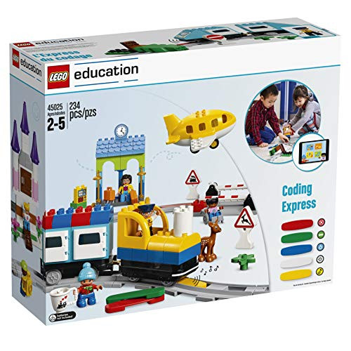 LEGO Education Duplo Coding Express 45025 Fun STEM Educational Toy Introduction to Steam Learning for Girls & Boys Ages 2 & Up (234Piece ), 본문참고 