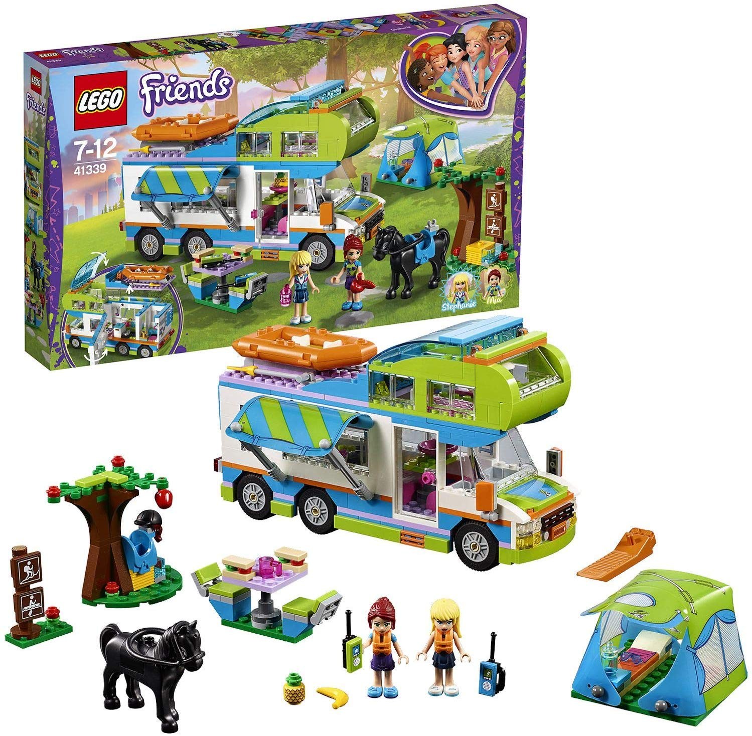 레고 (LEGO) 프렌즈 미아의 캠핑 카 41339, 단품 