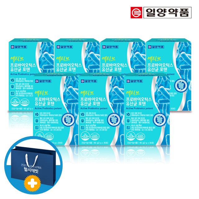 일양약품 신프로바이오틱스 모유유래 유산균 분말 7박스(쇼핑백), 7박스 