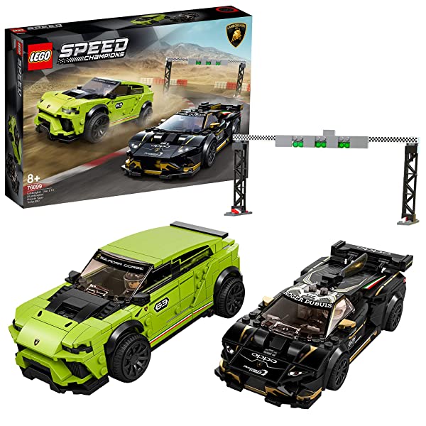 LEGO 76899 Speed Champions Lamborghini Urus ST-X and Lamborghini Huracan Super Trofeo EV, 단일상품 