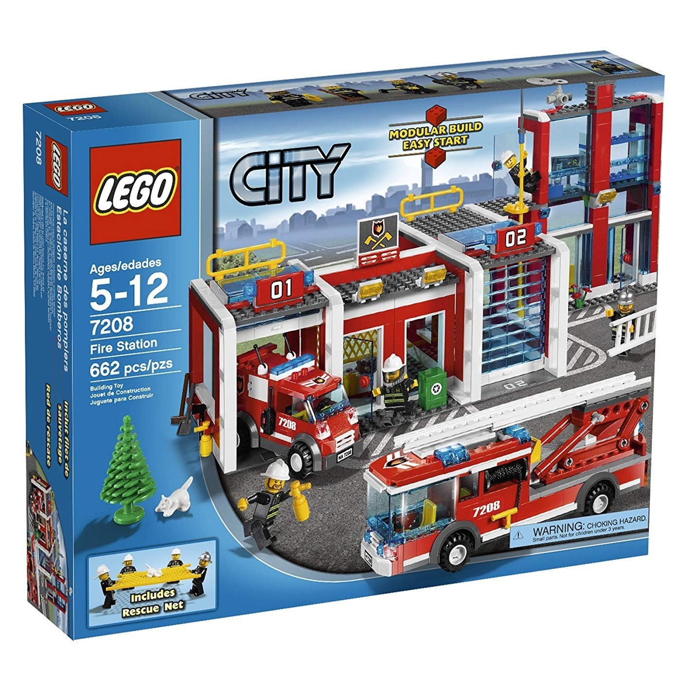 LEGO 레고 시티 소방서를 지켜라! 7208 (662 Pieces) 