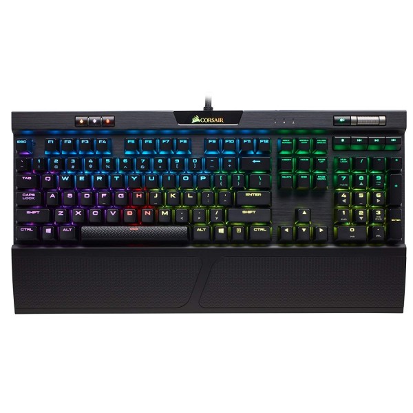 Corsair K70 RGB MK.2 Mechanische Gaming Tastatur (Cherry MX Silent: Leichtgängig, 단일상품, 단일상품 