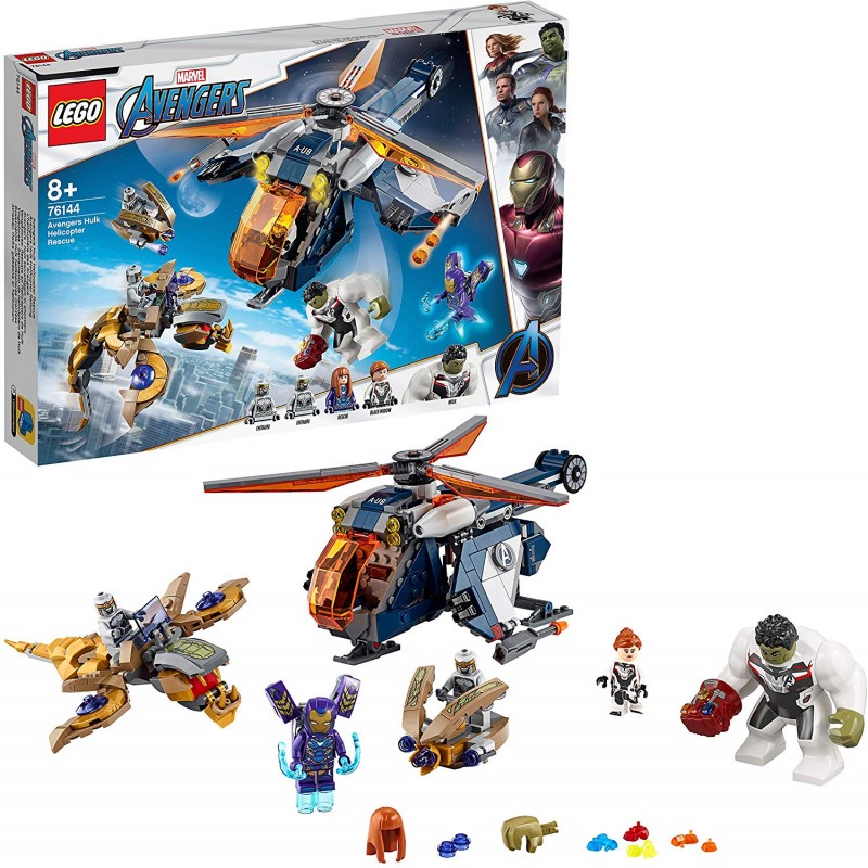 레고 레고 (LEGO) 슈퍼 히어로즈 아벤쟈즈 헐크 헬기 구조 76144 
