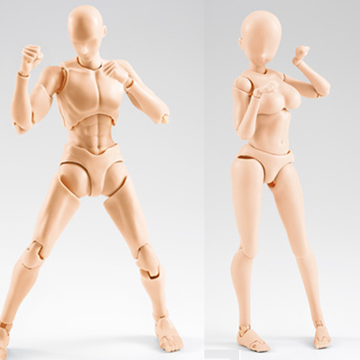 예술용품 인체 3D 입체 동작 관절 피규어, 남자랑 여자 