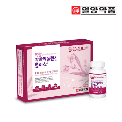 [일양약품본사직영] 복합감마리놀렌산플러스 (3개월분), 3병, 162g 