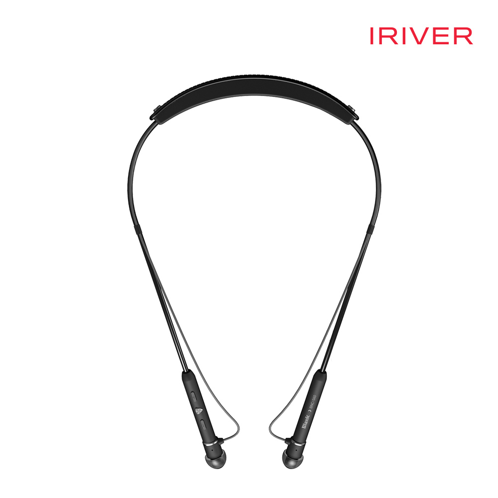 아이리버 BNC-S60 블루투스 이어폰 넥밴드 헤드셋 블루투스이어폰, 블랙 