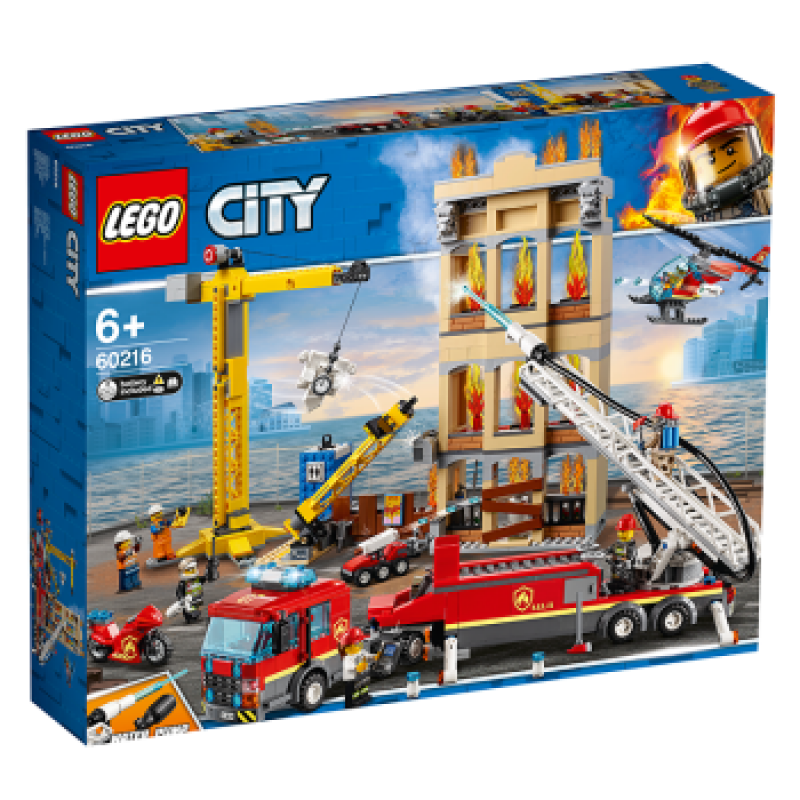 [레고 공인 프랜차이즈 매장] LEGO (레고) 빌딩 블록 장난감 CITY FIRE 시리즈 60216 도시 소방 구조대 