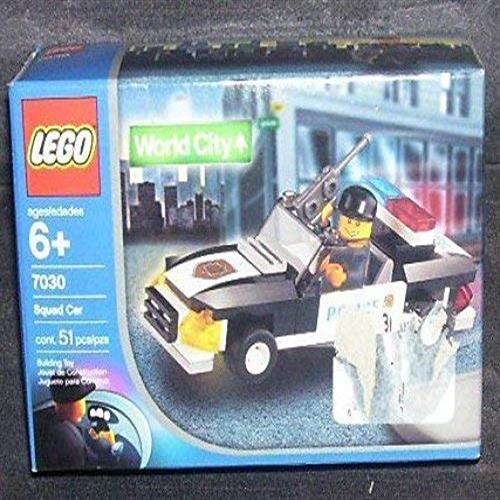LEGO World City Squad Car 7030 51 Pieces Police, 본품선택 