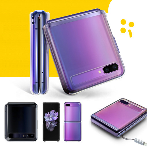 i-mooi 투명 클리어 갤럭시 Z 플립 케이스 _ 갤럭시Z플립 제트 커버 휴대폰 