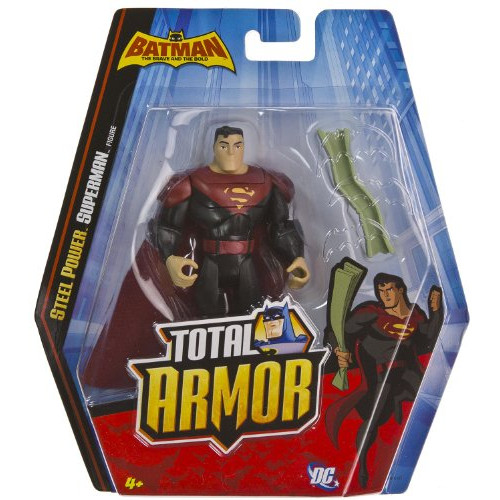 Steel Power Superman ~5 Figure: Batman The Brave and the Bold Total Armor Series 