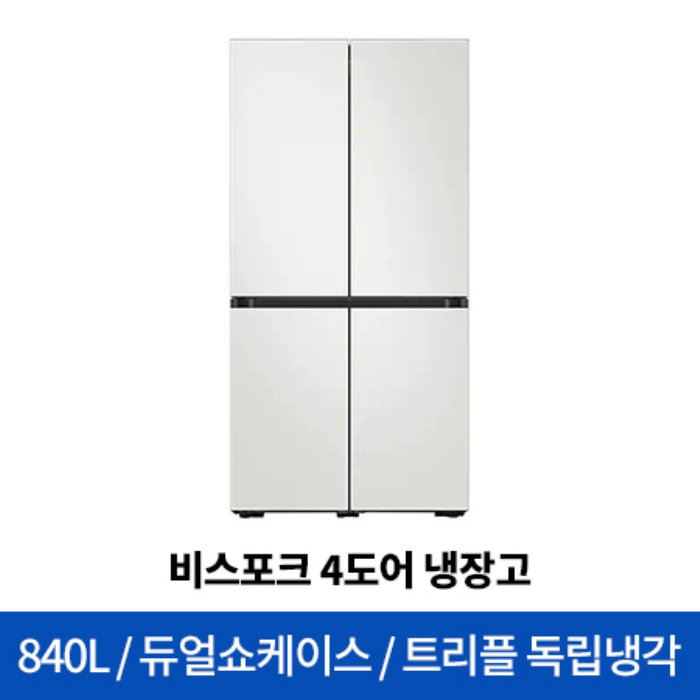 삼성 비스포크 4도어 냉장고 RF85R98B201 [840L] [RF85R98B2AP], 단일상품 