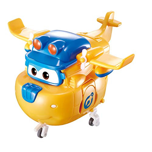 Super Wings - Transforming Construction Donnie Toy Figure 5 Scale Yellow, 본문참고 