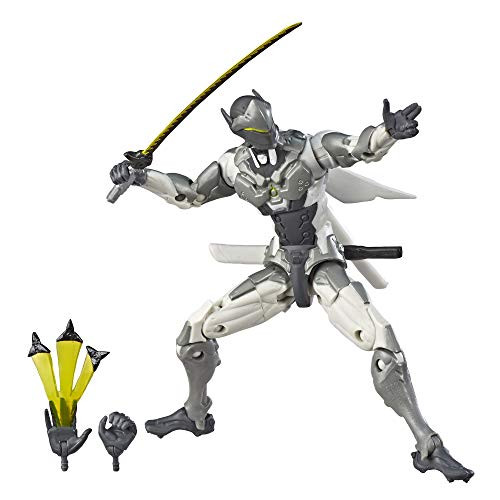 액션피규어 Overwatch Ultimates Series Genji (Chrome) Skin 6"-Scale Collectible Action Figure with Accessories - Blizzard Video Game Character (Am, 본문참고 