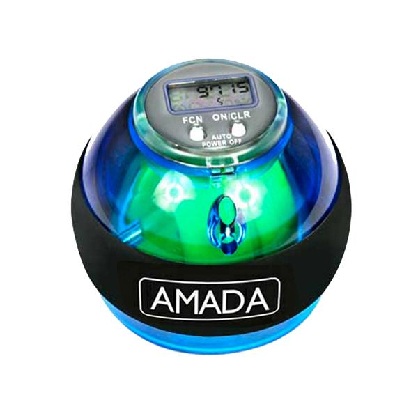 할인샵q23PzE23 AMADA 자이로볼 프로 블루 자이로볼 손목운동기구 손목운동 악력기 악력측정기 