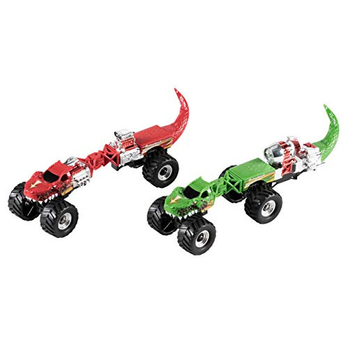 Juvale Dinosaur Car Toys - 2-Pack Kids Take-Apart Dino Car 6 Pieces per Set Build Your Own Monster Truck Toy Birthday for Boys 3 Years and Ab, 본문참고 