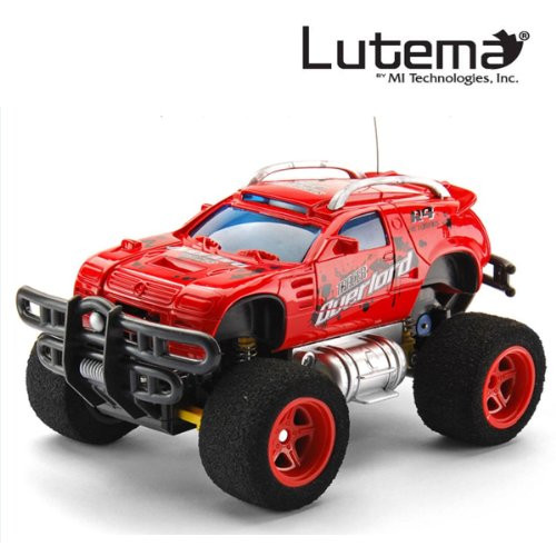 Lutema Tracer Overlord 4CH Remote Control Truck Black, Color = Red 