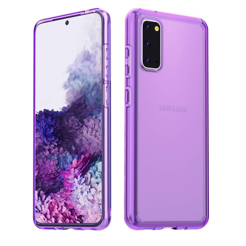 Temdan Purple Matte 갤럭시 S20 명품 케이스 프리미엄TPU 휴대폰 