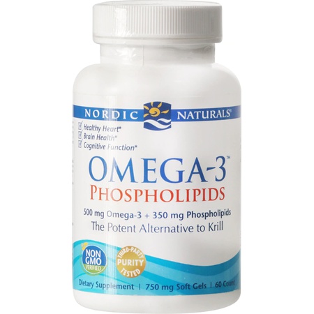 Nordic Naturals Omega-3 Phospholipids -- 60 Softgels, 상세 설명 참조0, 상세 설명 참조0 