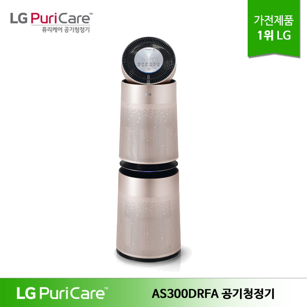 LG 퓨리케어 360 클린부스터 공기청정기 AS300DRFA 
