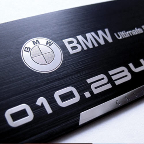 메탈맥스 메탈 알루미늄 주차번호판-HC 수입차 BMW 아우디 폭스바겐 벤츠, 색상 | 블랙 || 차량타입 | HC-28번-BMW, 1개 